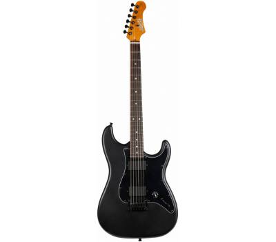 JET JS-400 MBK R - �������������, Stratocaster, ������ ������ ����������, 22 ����, HH, tremolo