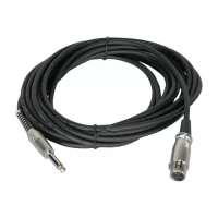Invotone ACM1006BK - ����������� ������, mono jack 6,3 <-> XLR3F, ����� 6 � (������)