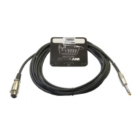 Invotone ACM1010S/BK - ����������� ������, ���� 6,3 ������ <->XLR3F, ����� 10 � (������)