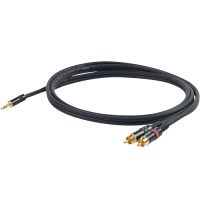 Proel CHLP215LU3 - ������. ������, JACK 3.5 mm ������ <-> 2�RCA male, ����� - 3m