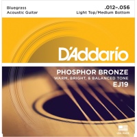 D'Addario EJ19 - ������ ��� ��. ������ ������/������, bluegrass, 12-56