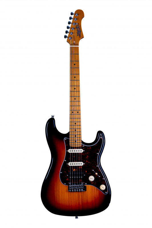 JET JS-400 SB - �������������, Stratocaster, ������ ����, 22 ����, HSS, tremolo, ���� SB