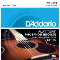 D'Addario EFT16 - ������ ��� ������������ ������, ������-������, �����, Regular Light 12-53*