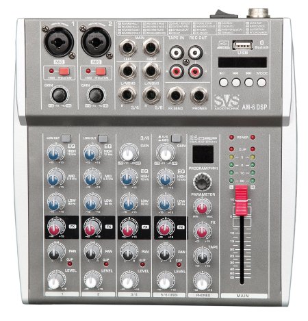 SVS Audiotechnik mixers AM-6 DSP ��������� ����� ����������, 6-���������