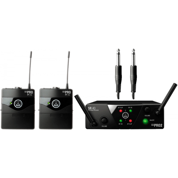 AKG WMS40 Mini2 Instrumental Set BD US45A/C (660.700&662.300) �����. ������������ � ��������� SR40