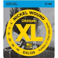 D'Addario EXL125 - ������ ���  �������������, Super Light/Regular, ������, 9-46