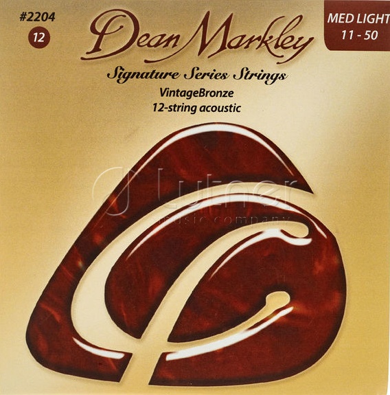 Dean Markley DM2204 Vintage Bronze �������� ����� ��� 12-�������� ������������ ������, 11-50