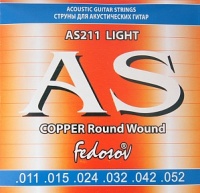 Fedosov AS211 Copper Round Wound �������� ����� ��� ������������ ������, ����, 11-52