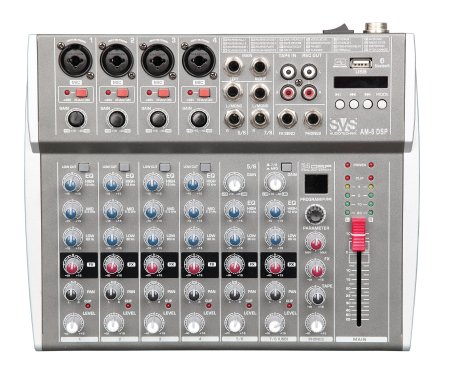 SVS Audiotechnik mixers AM-8 DSP ��������� ����� ����������, 8-���������