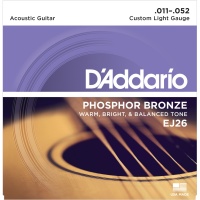 D'Addario EJ26 - ������ ��� ������������ ������, ������/������, Custom Light 11-52