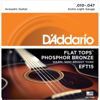 D'Addario EFT15 - ������ ��� ������������ ������, ������-������, �����, Extra Light 10-47*