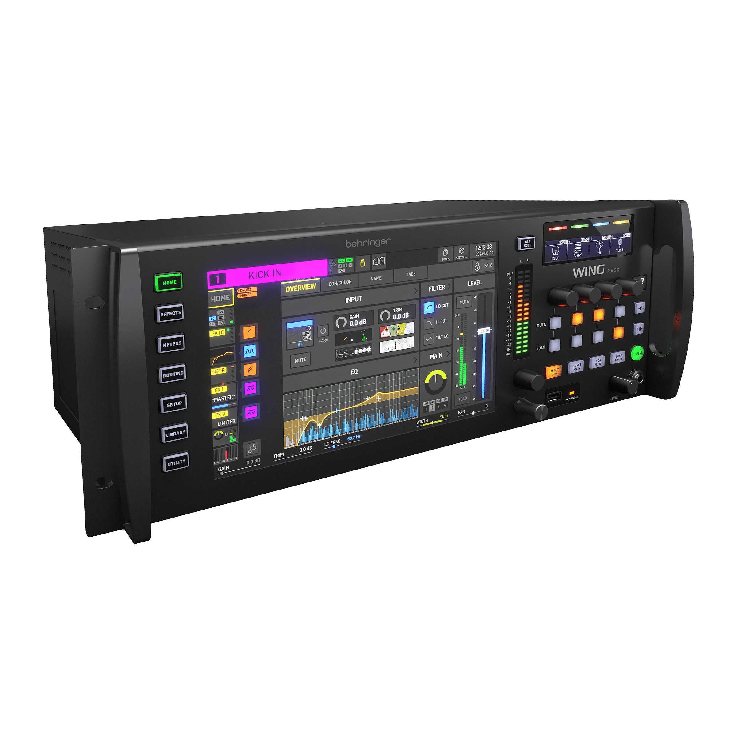 BEHRINGER WING RACK - �������� ������, ������� 48 �������, 8FX, 16MIX, 8MATRIX, 4MAIN, 3�AES50, USB