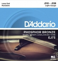 D'Addario EJ73 �������� ����� ��� ���������, ����.������, Light, 10-38