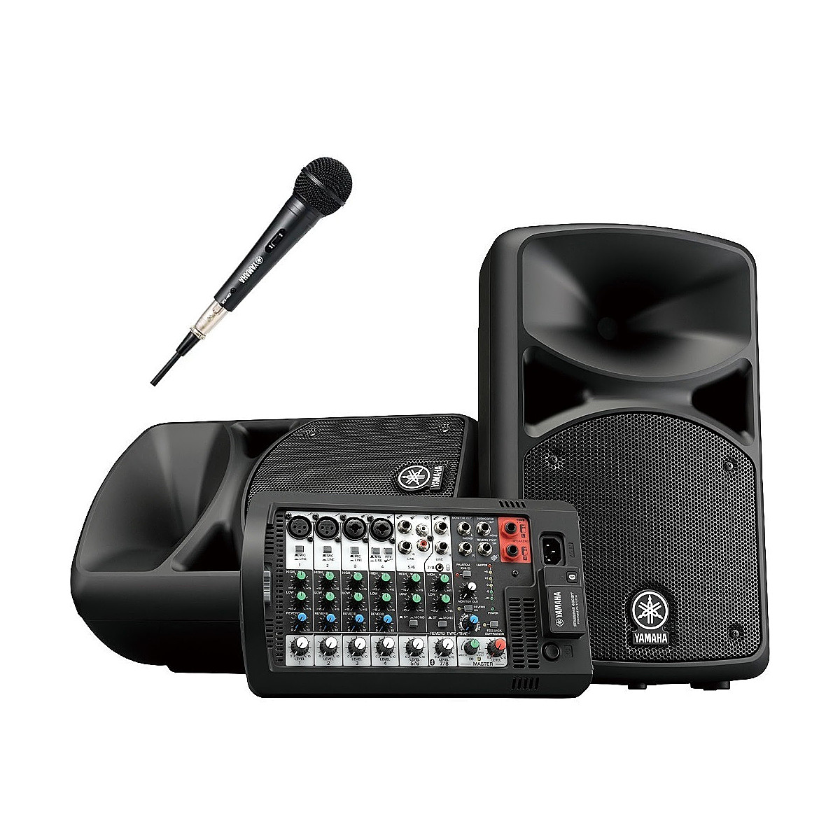 Yamaha STAGEPAS 400B1M - ������� ������������� 400 �� (200 �� + 200 ��) � 1 ����������