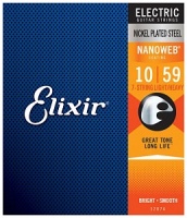 Elixir 12074 NANOWEB �������� ����� ��� 7-�������� �������������, �������. �����, Light/Heavy 10-59