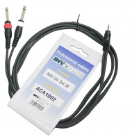 Invotone ACA1002 - ����� ������, stereo jack 3,5 <-> 2 x mono jack 6,3  ����� 2 �