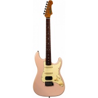 JET JS-400 PK R -�������������,Stratocaster, ������ ����, 22 ����, HSS, tremolo, ���� PK