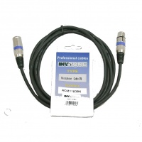 Invotone ACM1105BK - ����������� ������, XLR <-> XLR ����� 5 � (������)