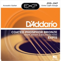 D'Addario EXP15 - ������ ��� ��. ���. ������/������ � ����., Extra Light 10-47, 6-������� ����