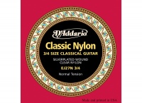 D'Addario EJ27N 3/4  - ������ ��� ������������ ������ 3/4, ������� (Silver), Normal Tension