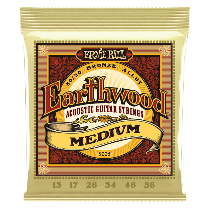 ERNIE BALL 2002 Earthwood 80/20 Bronze Medium 13-56 - ������ ��� ������������ ������