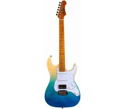 JET JS-450 TBL - �������������, Stratocaster, ������ ����/��� ����, 22 ����, HSS, tremolo, ���� TBL