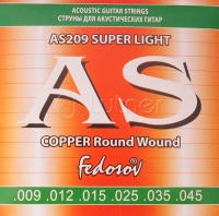 Fedosov AS209 Copper Round Wound �������� ����� ��� ������������ ������, ����, 09-45