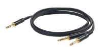 Proel CHLP210LU3 - ������. ������, JACK 6.3mm ������ <-> 2�6.3 Jack ����, ����� - 3m
