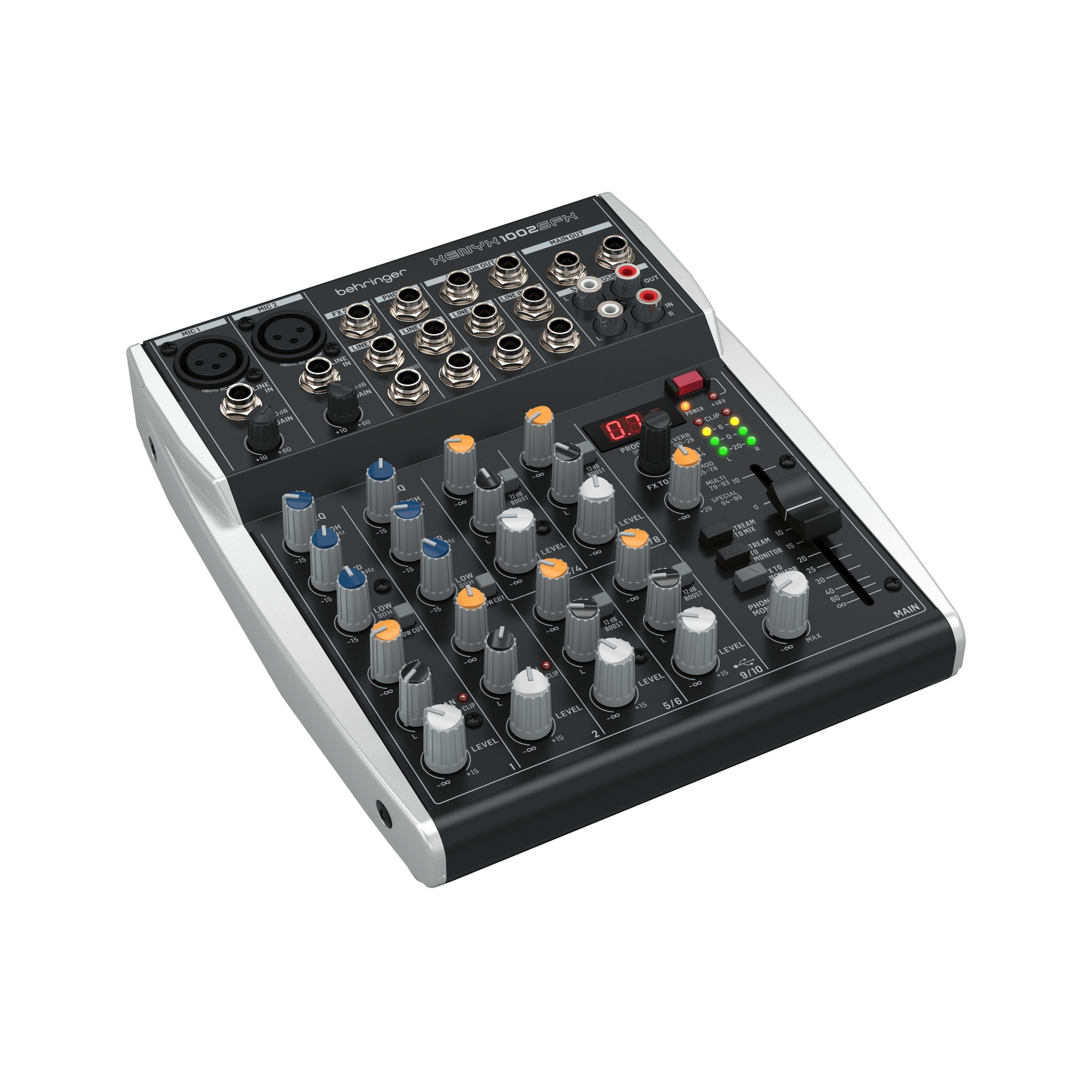 BEHRINGER XENYX 1002SFX - ���������� ������ �������-������, 10 �������, USB, DSP �� Klark Teknik