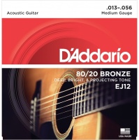 D'Addario EJ12 - ������ ��� ������������ ������, ������ 80/20, Medium 13-56