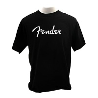 FENDER SPAGHETTI LOGO TEE BLK XL   