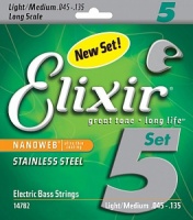 Elixir 14782 NANOWEB    5- -, ., Light/Medium, 45-135