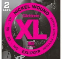 D'Addario EXL170TP -  , Soft Long, 045-100, 2 