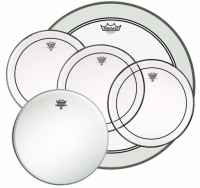 Remo PP-2420-PS   Pinstripe Clear 10", 12", 16", P3 Clear 22", Ambassador Coated 14"