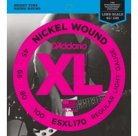 D'Addario ESXL170 -  , Double Ball/Light, 45-100