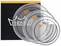 Remo PP-1472-PS   Pinstripe Clear 10", 12", 16"